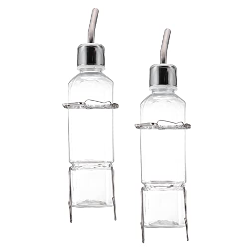 UPKOCH 2 Stück Kaninchen Trinkflasche aus Kunststoff Hängender Haustier Trinkspender mit Tropfstopp Leicht zu Installieren Auslaufsicher Geeignet für Hamster Chinchilla und Kleine UPKOCH 2 Stück Kaninchen Trinkflasche aus Kunststoff Hängender Haustier Trinkspender mit Tropfstopp Leicht zu Installieren Auslaufsicher Geeignet für Hamster Chinchilla und Kleine von UPKOCH