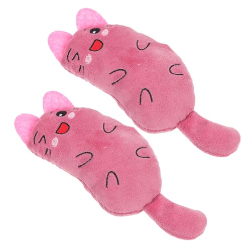 UPKOCH 2 Stück Katzen- Und Mausspielzeug Katzenspielzeug Katzenminze Katzenminzespielzeug Sisal Katze Kaut Drinnen Kauspielzeug Für Katzen Backenzahn Zahnen Haustierzubehör Plüsch Rosa UPKOCH 2 Stück Katzen- Und Mausspielzeug Katzenspielzeug Katzenminze Katzenminzespielzeug Sisal Katze Kaut Drinnen Kauspielzeug Für Katzen Backenzahn Zahnen Haustierzubehör Plüsch Rosa von UPKOCH