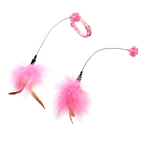 UPKOCH 2 Stück Katzenangel Interaktives Katzenspielzeug für Kätzchen Halsband Lustige Teaser für Katzenspiel und Bewegung Langlebig und Tragbar UPKOCH 2 Stück Katzenangel Interaktives Katzenspielzeug für Kätzchen Halsband Lustige Teaser für Katzenspiel und Bewegung Langlebig und Tragbar von UPKOCH