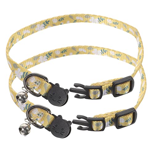 UPKOCH 2 Stück Katzengeschirr mit Glocke Teiliges Verstellbares Ausbruchsicheres für Niedliches Design mit Blumenmuster Komfortabel für Fotoshootings und Täglichen Gebrauch UPKOCH 2 Stück Katzengeschirr mit Glocke Teiliges Verstellbares Ausbruchsicheres für Niedliches Design mit Blumenmuster Komfortabel für Fotoshootings und Täglichen Gebrauch von UPKOCH