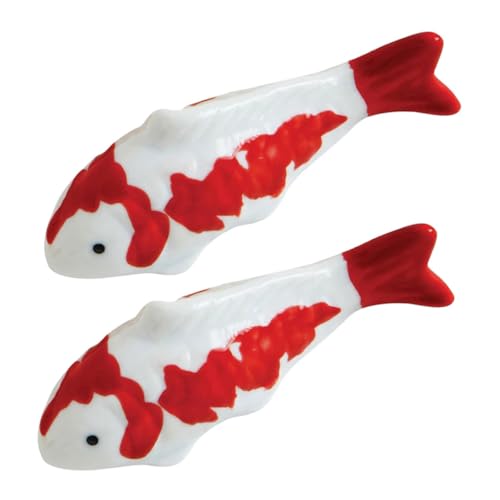 UPKOCH 2 Stück Keramik Aquarium Dekor Schwimmende Fisch Figuren Ornamente für Fischbecken Teich Deko Cartoon Stil Langlebig Sicher UPKOCH 2 Stück Keramik Aquarium Dekor Schwimmende Fisch Figuren Ornamente für Fischbecken Teich Deko Cartoon Stil Langlebig Sicher von UPKOCH