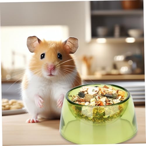 UPKOCH 2 Stück Kleintier Futternapf Stabiles Spülmaschinenfestes Futterbehälter mit Boden Geeignet für Hamster Kaninchen Meerschweinchen Platzsparend und Langlebig Matcha Grün von UPKOCH