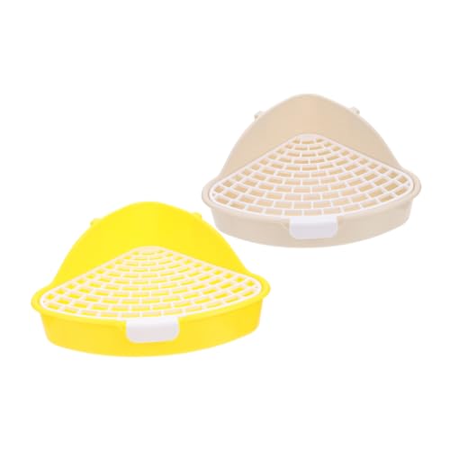 UPKOCH 2 Stück Kleintier Toilettenbox Abnehmbare Haustier Toilette mit Großem Fassungsvermögen Auslaufsichere Kaninchen und Meerschweinchen Toilette Geruchsdichtes Design Geeignet für UPKOCH 2 Stück Kleintier Toilettenbox Abnehmbare Haustier Toilette mit Großem Fassungsvermögen Auslaufsichere Kaninchen und Meerschweinchen Toilette Geruchsdichtes Design Geeignet für von UPKOCH