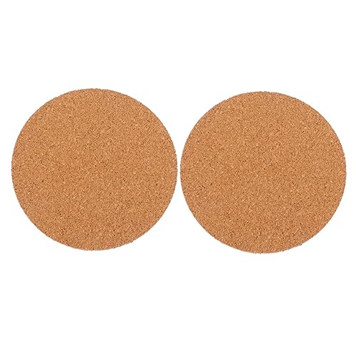 UPKOCH 2 Stück Kork Pflanzenunterlage Wiederverwendbare Blumentopfmatte rutschfest Schützt Möbel und Böden für Innenräume und Gartenpflanzen von UPKOCH