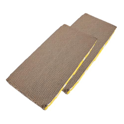 UPKOCH 2 Stück Kratzbrett für Katzen Langlebiges Verschleißfestes Wellpappe Kratzpad Tragbar und Leicht zu Reinigen für Indoor Katzen zur Spielerischen Krallenpflege und Beschäftigung UPKOCH 2 Stück Kratzbrett für Katzen Langlebiges Verschleißfestes Wellpappe Kratzpad Tragbar und Leicht zu Reinigen für Indoor Katzen zur Spielerischen Krallenpflege und Beschäftigung von UPKOCH