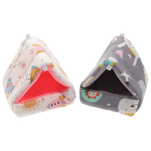 UPKOCH 2 Stück Kuscheliges Hamsterhaus Atmungsaktive Kleintier Kuscheltasche Warmes Nagerhaus für Hamster Chinchilla und Kleine Haustiere Weiches Schlafbett für Käfigbefestigung UPKOCH 2 Stück Kuscheliges Hamsterhaus Atmungsaktive Kleintier Kuscheltasche Warmes Nagerhaus für Hamster Chinchilla und Kleine Haustiere Weiches Schlafbett für Käfigbefestigung von UPKOCH