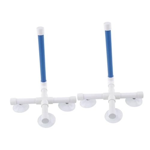 UPKOCH 2 Stück Papageien Duschständer Vogel Spielstand Papagei Reisebarsch Fenstervogelständer Papageienbadbarsch Vogeltraining Barsch Stand Autovogel Barsch Vogelbad Barsch PVC von UPKOCH
