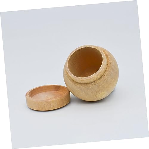 UPKOCH 2 Stück Papageien Futternapf Teiliges aus Robustem Holz und Langlebig mit Dicht Schließendem Deckel Multifunktionale Futterbox für Wellensittiche und Papageien Einfach zu von UPKOCH