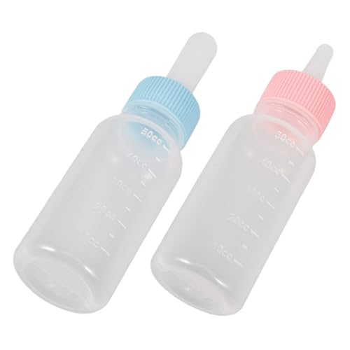 UPKOCH 2 Stück Pet-Flasche Welpenflaschen Zum Stillen Kätzchen Milchflasche Kit Für Die Flaschenfütterung Von Kätzchen Milchspender Für Welpen Entwöhnungsflasche Für Kätzchen Silikon von UPKOCH