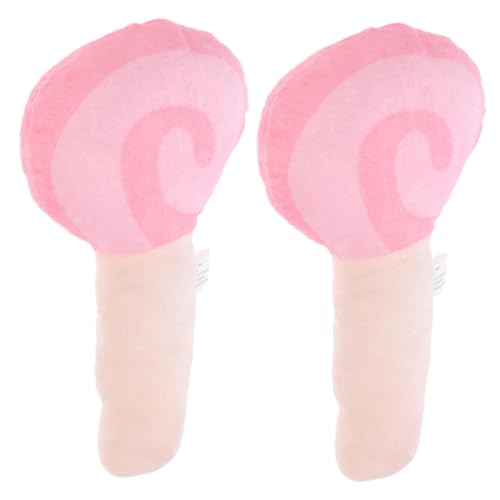 UPKOCH 2 Stück Plüsch Kauspielzeug für Hunde Lutscherförmiges Quietschendes Welpen Beißfestes Molaren zur Zahnpflege Sicheres Haustierspielzeug Rosa UPKOCH 2 Stück Plüsch Kauspielzeug für Hunde Lutscherförmiges Quietschendes Welpen Beißfestes Molaren zur Zahnpflege Sicheres Haustierspielzeug Rosa von UPKOCH