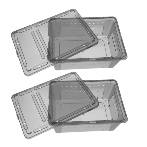 UPKOCH 2stücke Kunststoffterrarium Für Reptilienhabitate Tragbare Brutbox Für Spinnen Futterbox Für Schlangen Zuchtbehälter Zur Spinnenfütterung Reptilienzuchtbox Mit Sicheren UPKOCH 2stücke Kunststoffterrarium Für Reptilienhabitate Tragbare Brutbox Für Spinnen Futterbox Für Schlangen Zuchtbehälter Zur Spinnenfütterung Reptilienzuchtbox Mit Sicheren von UPKOCH