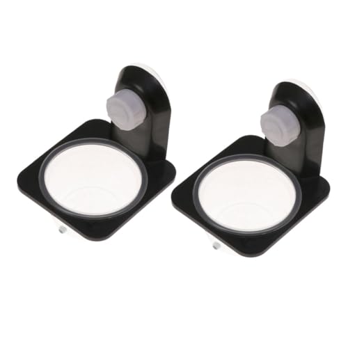 UPKOCH 2 Stück Reptilien Futternapf mit Saugnapf Stabile Futter und Wasserschale für Schildkröten Echsen und Andere Reptilien Langlebig Platzsparend Passend für Glas und Acrylterrarium UPKOCH 2 Stück Reptilien Futternapf mit Saugnapf Stabile Futter und Wasserschale für Schildkröten Echsen und Andere Reptilien Langlebig Platzsparend Passend für Glas und Acrylterrarium von UPKOCH