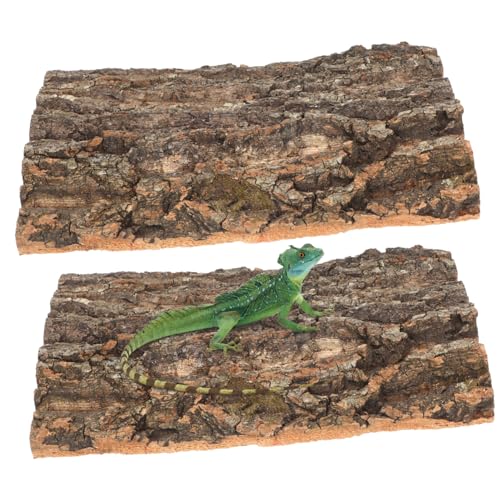 UPKOCH 2 Stück Reptilien Kletterplattform aus Korkrinde Naturbelassene Dekoration Sichere Klettermöglichkeit für Echsen und Schlangen Langlebig und Praktisch für Terrarien UPKOCH 2 Stück Reptilien Kletterplattform aus Korkrinde Naturbelassene Dekoration Sichere Klettermöglichkeit für Echsen und Schlangen Langlebig und Praktisch für Terrarien von UPKOCH