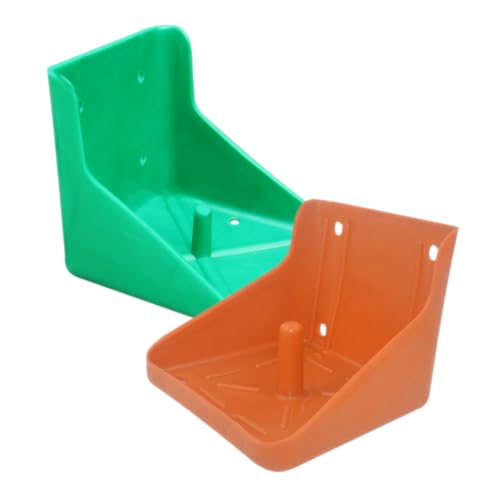 UPKOCH 2 Stück Schachtel Aus Salzsteinen Vieh Salzblockhalter Für Die Zuführung Salzstein-lecktablett Salzfutterständer Für Nutztiere Salz Lecken Tablett Für Salzblöcke Schaf Kuh Plastik von UPKOCH