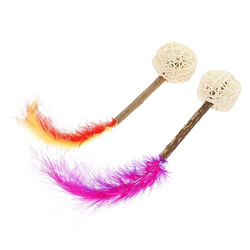 UPKOCH 2 Stück Silberne Rattan -Katzenspielzeug für Natürlich Kauspielzeug zum Zahnen von Katzen drinnen Stöcke Zahnreinigungsspielzeug Silvervine Cat Toy Polygonum Holz UPKOCH 2 Stück Silberne Rattan -Katzenspielzeug für Natürlich Kauspielzeug zum Zahnen von Katzen drinnen Stöcke Zahnreinigungsspielzeug Silvervine Cat Toy Polygonum Holz von UPKOCH