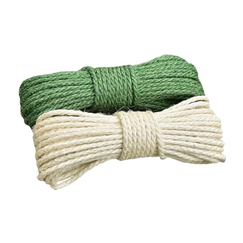 UPKOCH 2 Stück Sili Seilkatze Kratzplatte Seil für Katzenkratzbaum Jute Swine Kratzer Kratzen Sisalseil selber Machen Premium-Sisalseil Katzengreif-Hanfseil praktisches Hanfseil Grün UPKOCH 2 Stück Sili Seilkatze Kratzplatte Seil für Katzenkratzbaum Jute Swine Kratzer Kratzen Sisalseil selber Machen Premium-Sisalseil Katzengreif-Hanfseil praktisches Hanfseil Grün von UPKOCH