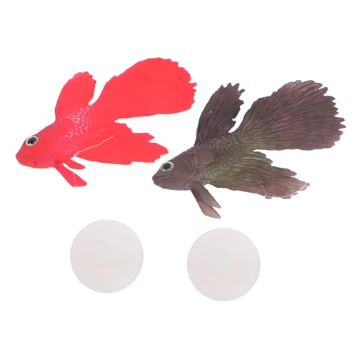 UPKOCH 2 Stück Simulierte Nachtleuchtende Goldfische Kunststoff für Aquarium Deko Lebensechte Szenerie Künstliche Fische für Teich und Fischzubehör UPKOCH 2 Stück Simulierte Nachtleuchtende Goldfische Kunststoff für Aquarium Deko Lebensechte Szenerie Künstliche Fische für Teich und Fischzubehör von UPKOCH