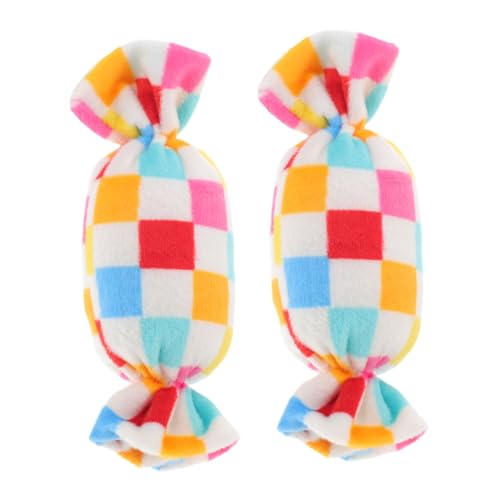 UPKOCH 2 Stück Teiliges Hundespielzeug Quietschendes Langlebiges Plüsch Kauspielzeug Süßes Bonbon Design Sicher und Verschleißfest für Welpen Training und Beschäftigung UPKOCH 2 Stück Teiliges Hundespielzeug Quietschendes Langlebiges Plüsch Kauspielzeug Süßes Bonbon Design Sicher und Verschleißfest für Welpen Training und Beschäftigung von UPKOCH