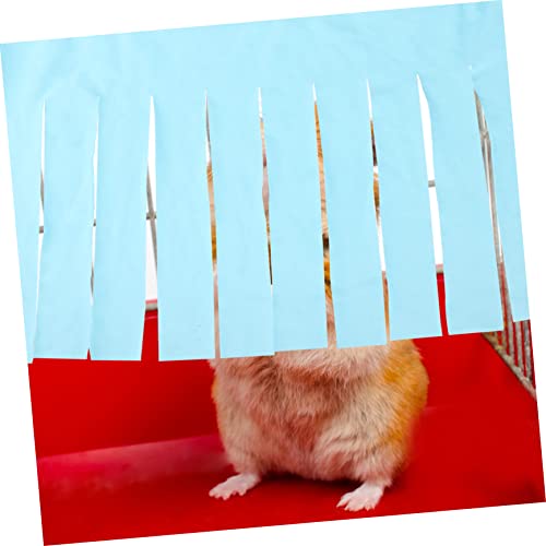 UPKOCH 2 Stück Teiliges Kleintier Zelt Haus für Hamster und Kaninchen Versteck und Hängematte Hellblau Rückzugsort für Meerschweinchen Chinchillas Igel und Andere Kleine Haustiere von UPKOCH