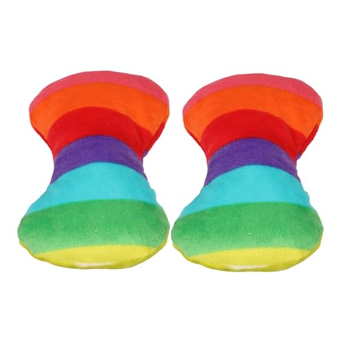 UPKOCH 2 Stück Teiliges Plüsch Hundespielzeug Bunte Kauknochen Robustes Quietschspielzeug für Kleine und Mittelgroße Hunde Zahnreinigend Spielerisch Beißen und Gesunde Zahnpflege UPKOCH 2 Stück Teiliges Plüsch Hundespielzeug Bunte Kauknochen Robustes Quietschspielzeug für Kleine und Mittelgroße Hunde Zahnreinigend Spielerisch Beißen und Gesunde Zahnpflege von UPKOCH
