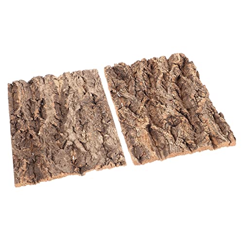 UPKOCH 2 Stück Terrarien Natürliche für Reptilien Klettermöglichkeit für Schildkröten und Kleintiere Hochwertige von UPKOCH