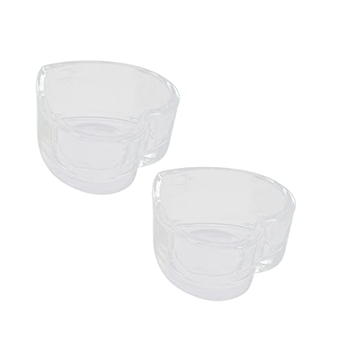 UPKOCH 2 Stück Transparente Hamster Näpfe aus Sicherem Material Kompakte Fress und Wassernäpfe für Kleine Meerschweinchen und Chinchillas Auslaufsicher und Umkippen für Kleintierkäfige UPKOCH 2 Stück Transparente Hamster Näpfe aus Sicherem Material Kompakte Fress und Wassernäpfe für Kleine Meerschweinchen und Chinchillas Auslaufsicher und Umkippen für Kleintierkäfige von UPKOCH