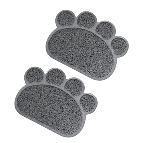 UPKOCH 2 Stück wasserdichte und gleitende Bodenmatte Haustier -Fütterungsmatte Haustiermatte für Futter und Wasser Matten Haustierfuttermatte Essensmatte hundefutternapf Matte PVC Grau UPKOCH 2 Stück wasserdichte und gleitende Bodenmatte Haustier -Fütterungsmatte Haustiermatte für Futter und Wasser Matten Haustierfuttermatte Essensmatte hundefutternapf Matte PVC Grau von UPKOCH