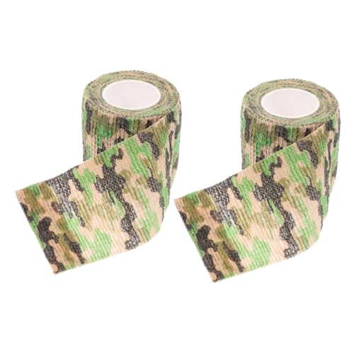 UPKOCH 2stücke Selbsthaftender Hundewickel Selbstklebende Aus Vliesstoff Zum Schutz Von Hundepfoten in Camouflage-Design Schnell Und Einfach Anzubringen von UPKOCH