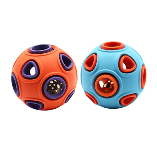 UPKOCH 2 Stücke Stimme und Biss groß Welpenspielzeug Ball Hunde-Puzzle- federnd anregend Bälle für Haustierhunde lustige hundespielzeuge Hunde quietschende Bälle UPKOCH 2 Stücke Stimme und Biss groß Welpenspielzeug Ball Hunde-Puzzle- federnd anregend Bälle für Haustierhunde lustige hundespielzeuge Hunde quietschende Bälle von UPKOCH