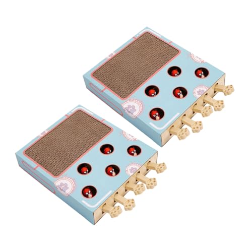 UPKOCH 2 Teiliges Katzenspielzeug Katzenspielzeug Zur Bereicherung Für Den Innenbereich Kätzchen Whack Interaktive Box Mäuse Fangen Spielpuzzle Für Alle Altersgruppen Kätzchen UPKOCH 2 Teiliges Katzenspielzeug Katzenspielzeug Zur Bereicherung Für Den Innenbereich Kätzchen Whack Interaktive Box Mäuse Fangen Spielpuzzle Für Alle Altersgruppen Kätzchen von UPKOCH