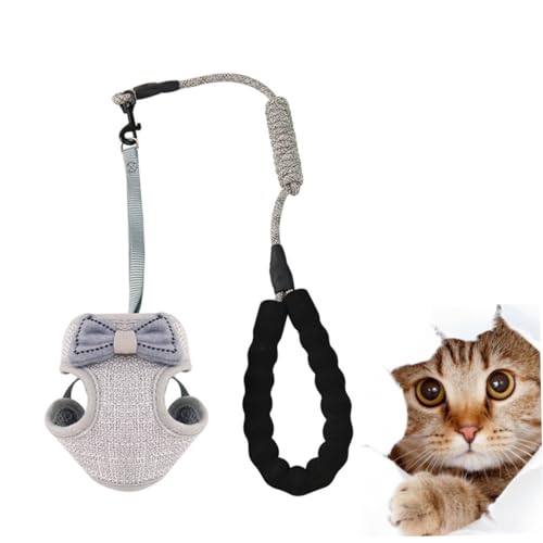 UPKOCH 2.5Kg Verstellbares Katzengeschirr mit Bowknot Design Atmungsaktiv für Katzen für Sicheres Outdoor Training und UPKOCH 2.5Kg Verstellbares Katzengeschirr mit Bowknot Design Atmungsaktiv für Katzen für Sicheres Outdoor Training und von UPKOCH