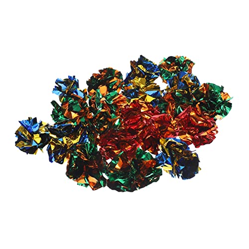 UPKOCH 20 Stück Katzen Crinkle Bälle Leichte Papierbälle mit Geräusch für Interaktives für Kätzchen und Wohnungskatzen Farblich Sortiert Zufällige Farbe UPKOCH 20 Stück Katzen Crinkle Bälle Leichte Papierbälle mit Geräusch für Interaktives für Kätzchen und Wohnungskatzen Farblich Sortiert Zufällige Farbe von UPKOCH