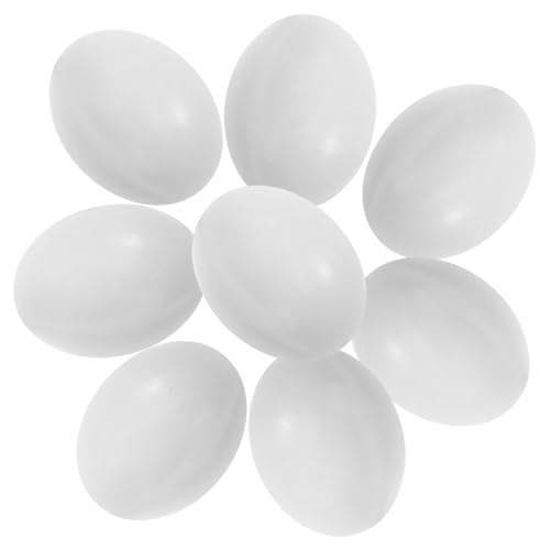 UPKOCH 20 Stück Künstliche Taubeneier Lebensechte Künstliche Tauben Requisite Nest Vogeleier Requisite Taubenzucht Künstliche Simulation Lege Requisite Simulation Von Taubeneiern von UPKOCH