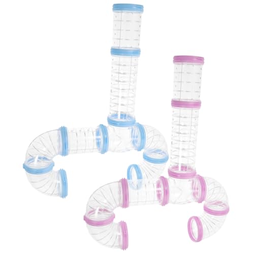 UPKOCH 2Sätze Transparente Hamster Röhren für Käfige DIY für Kleine Haustiere Robust und Sicher für Hamster Tunnelaktivitäten und Erkundungsspielzeug UPKOCH 2Sätze Transparente Hamster Röhren für Käfige DIY für Kleine Haustiere Robust und Sicher für Hamster Tunnelaktivitäten und Erkundungsspielzeug von UPKOCH