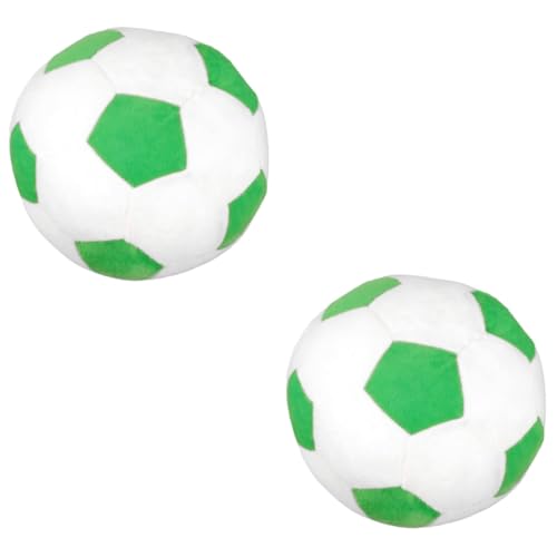 UPKOCH 2St Plüschspielzeug en Fußbälle für Kinder Hundespielzeug ausgestopft Ballspielzeug für Hunde fußball Baby Spielzeug Plüschtier Sport Stofftier Füllung Modell Mousse PP Baumwolle von UPKOCH