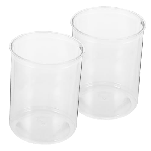 UPKOCH 2Stücke Aquarium für Kleine Fische Teiliges Transparent Bruchsicher für Dekoration und Aufzucht von Goldfischen Platzsparend von UPKOCH