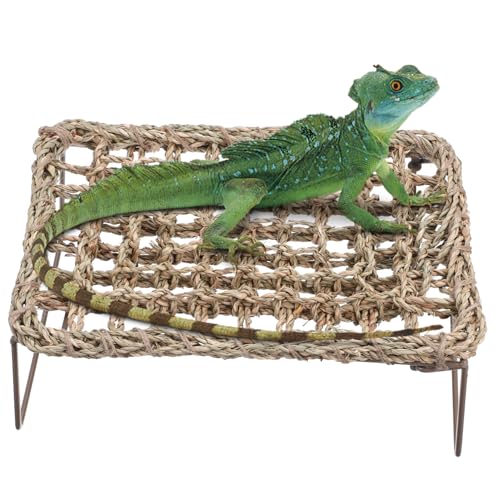 UPKOCH 2Stücke Bartagame Hängematte Aus Natürlichem Material Gewebte Reptilien Hängematte Für Lizard Climbing Bed Für Terrarien Und Reptilienfreunde von UPKOCH