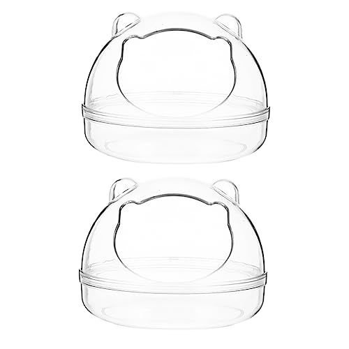 UPKOCH 2Stücke Hamster Badewanne Kunststoff Hamster Box Für Kleine Haustiere Abnehmbares Design Chinchilla Zubehör Zu Reinigen Und Langlebig UPKOCH 2Stücke Hamster Badewanne Kunststoff Hamster Box Für Kleine Haustiere Abnehmbares Design Chinchilla Zubehör Zu Reinigen Und Langlebig von UPKOCH