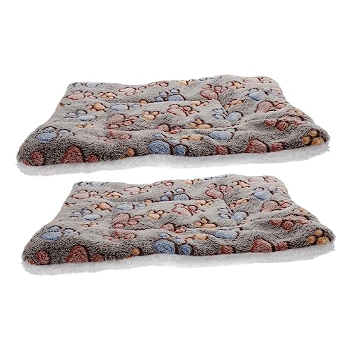 UPKOCH 2Stücke Haustier Schlafmatten Gemütliche Decken für Katzen Herbst Winter Haustierzubehör Maschinenwaschbar mit Pfotenmotiv für Sofa und Auto UPKOCH 2Stücke Haustier Schlafmatten Gemütliche Decken für Katzen Herbst Winter Haustierzubehör Maschinenwaschbar mit Pfotenmotiv für Sofa und Auto von UPKOCH