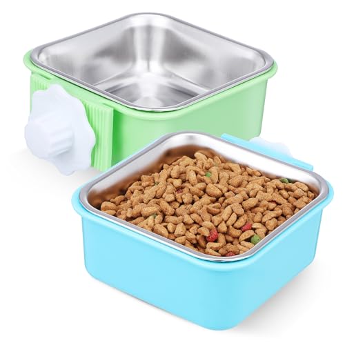 UPKOCH 2Stücke Hundenapf Aufhängen Katzennapf mit Wandhalterung Platzsparend Reinigen für Käfige für Katzen und Kleintiere UPKOCH 2Stücke Hundenapf Aufhängen Katzennapf mit Wandhalterung Platzsparend Reinigen für Käfige für Katzen und Kleintiere von UPKOCH