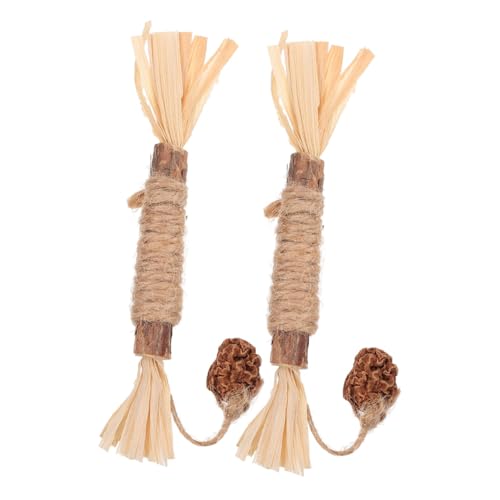 UPKOCH 2Stücke Katzen Silvervine Sticks Zahnpflege für Kätzchen und Katzen Natürliches Kau und Interaktionsspielzeug zur Zahnreinigung Fördert Spielverhalten UPKOCH 2Stücke Katzen Silvervine Sticks Zahnpflege für Kätzchen und Katzen Natürliches Kau und Interaktionsspielzeug zur Zahnreinigung Fördert Spielverhalten von UPKOCH