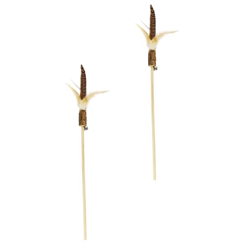 UPKOCH 2Stücke Katzen Teaser Sticks Holz Interaktives Katzenspielzeug mit Katzenminze Flirtende Spielstäbe für Katzen Fördert Bewegung Bindung UPKOCH 2Stücke Katzen Teaser Sticks Holz Interaktives Katzenspielzeug mit Katzenminze Flirtende Spielstäbe für Katzen Fördert Bewegung Bindung von UPKOCH