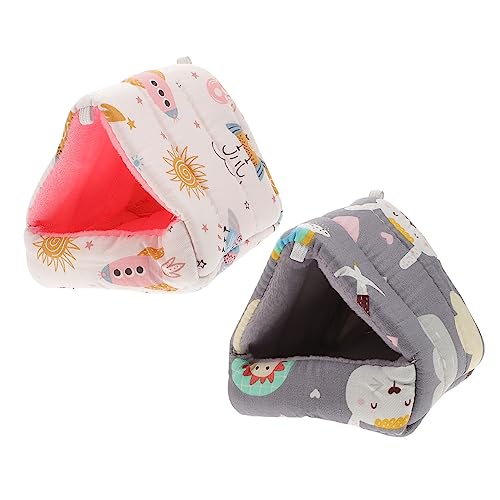 UPKOCH 2Stücke Klein Hamster Versteckhaus Empfindliche Chinchilla Hütte für Meerschweinchen und Nager Bequemes und Warmes Bett für Kleine Haustiere Winterruhe UPKOCH 2Stücke Klein Hamster Versteckhaus Empfindliche Chinchilla Hütte für Meerschweinchen und Nager Bequemes und Warmes Bett für Kleine Haustiere Winterruhe von UPKOCH