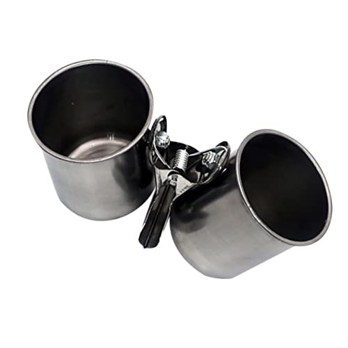 UPKOCH 2Stücke Papageien Feeder Mit Clip Futter Und Wasserschüssel Für Kleine Zu Reinigen Installieren Für Papageien Und Wellensittiche von UPKOCH