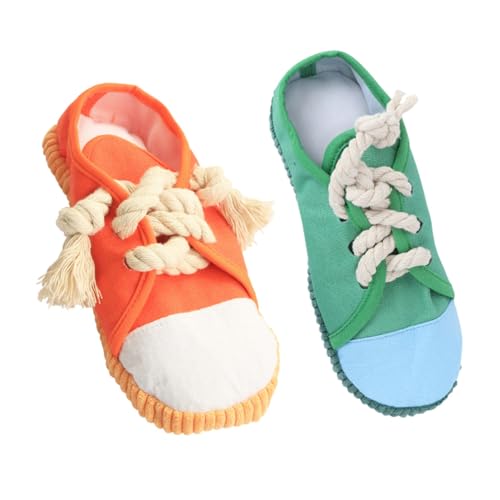 UPKOCH 2Stücke Quietschende Hundeschuhe Spielzeuge für Welpen Mini Sneakers aus Strapazierfähigem Material für Kauen für Katzen UPKOCH 2Stücke Quietschende Hundeschuhe Spielzeuge für Welpen Mini Sneakers aus Strapazierfähigem Material für Kauen für Katzen von UPKOCH
