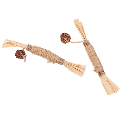 UPKOCH 2Stücke Silberwein Sticks für Katzen Natürliches Kauspielzeug zur Zahnreinigung und Molarpflege Katzenspielzeug für Zahnpflege und Spielspaß UPKOCH 2Stücke Silberwein Sticks für Katzen Natürliches Kauspielzeug zur Zahnreinigung und Molarpflege Katzenspielzeug für Zahnpflege und Spielspaß von UPKOCH