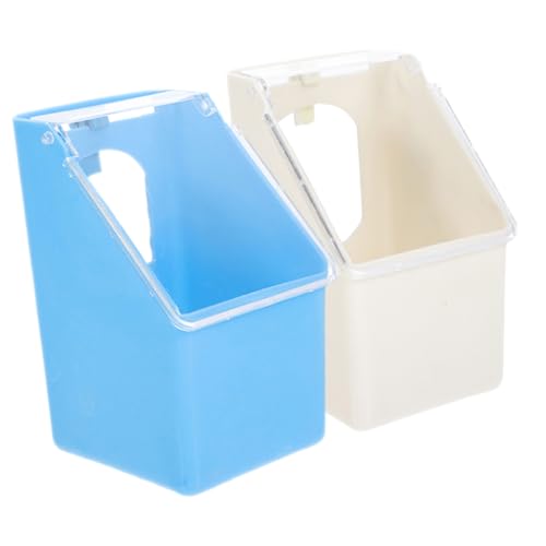 UPKOCH 2Stücke Taubenfütterungsbehälter Mit Deckel Multifunktionale Futter Und Wasserschalen Für Installieren Langlebig Für Käfige von UPKOCH