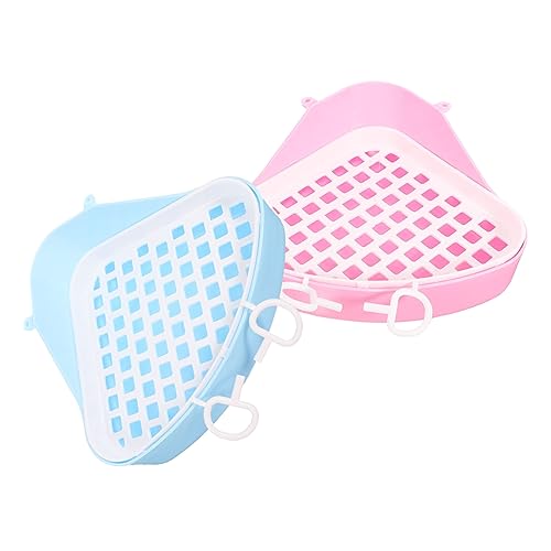 UPKOCH 2 Stück Haustiertoilette für Kleine Tiere Katzentoilette Kaninchentoilette Meerschweinchentoilette Auslaufsicher und Waschbar Geeignet für Hamster und Chinchillas Kompaktes Design UPKOCH 2 Stück Haustiertoilette für Kleine Tiere Katzentoilette Kaninchentoilette Meerschweinchentoilette Auslaufsicher und Waschbar Geeignet für Hamster und Chinchillas Kompaktes Design von UPKOCH