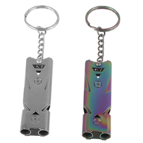 UPKOCH Hundepfeife 2 Stück Trainingspfeife für Hunde und Vögel Tragbar Leicht für Welpen und Tauben für Outdoor und Camping von UPKOCH