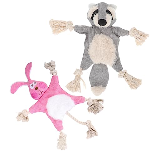 UPKOCH 2Stücke Welpen Kauspielzeug Füllung Interaktives Plüschspielzeug für Langlebig Rabbit für Aktives und Zahnpflege UPKOCH 2Stücke Welpen Kauspielzeug Füllung Interaktives Plüschspielzeug für Langlebig Rabbit für Aktives und Zahnpflege von UPKOCH